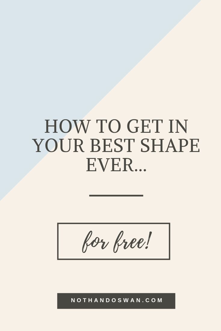Work through this post for a quick, easy and customizable free workout plan! 