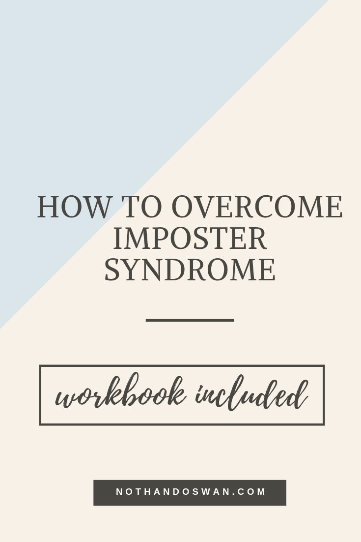 Have you ever felt like you don't really deserve your title or like someone's going to wonder why you're here in the first place? This post and accompanying workbook walk you through four quick steps to overcome imposter syndrome. 