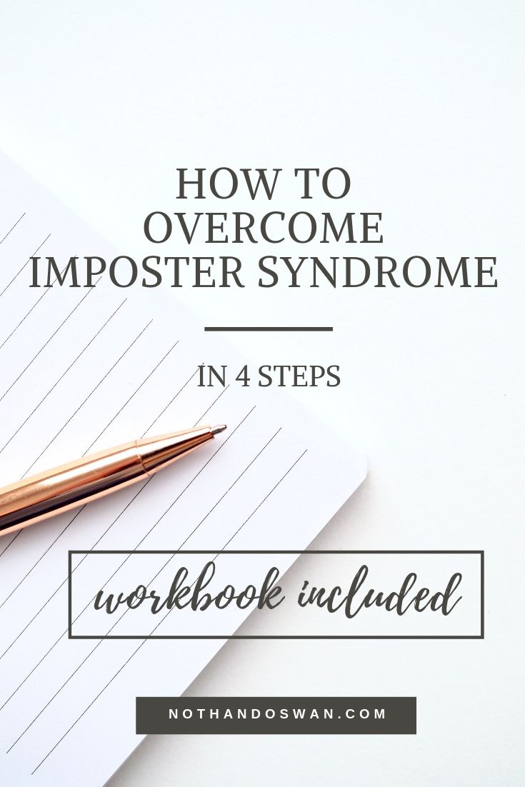 Click for the 4 steps I use to get over imposter syndrome in work, writing, travel, languages, love, life and more.