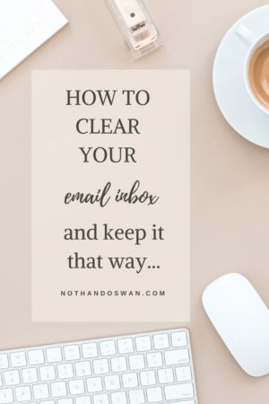 how to clear out my email inbox