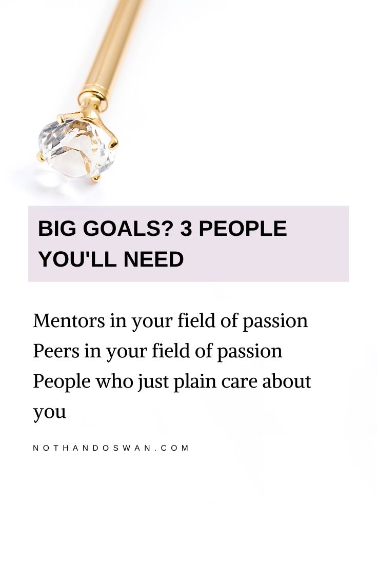 Big goals? Read this post to build your team and get closer to achieving your long-term goals. Productivity; mentorship; mentors.