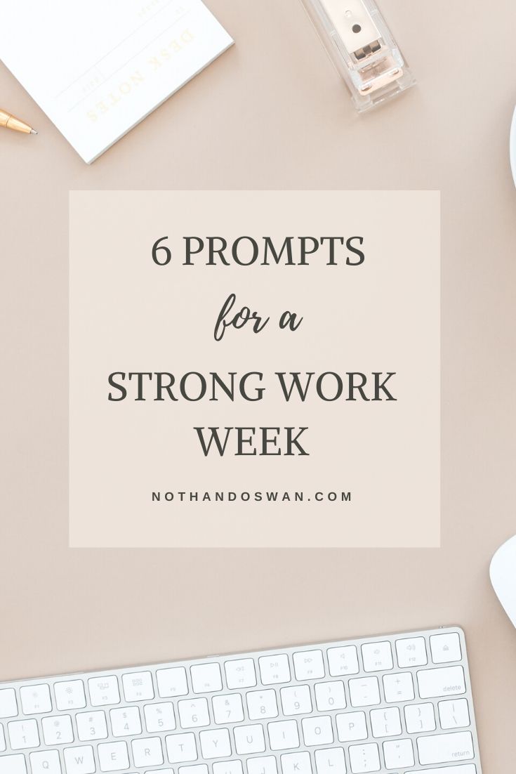 Click for 6 prompts to maximize self care and refocus on goals at the end of each girl boss' productive work week.