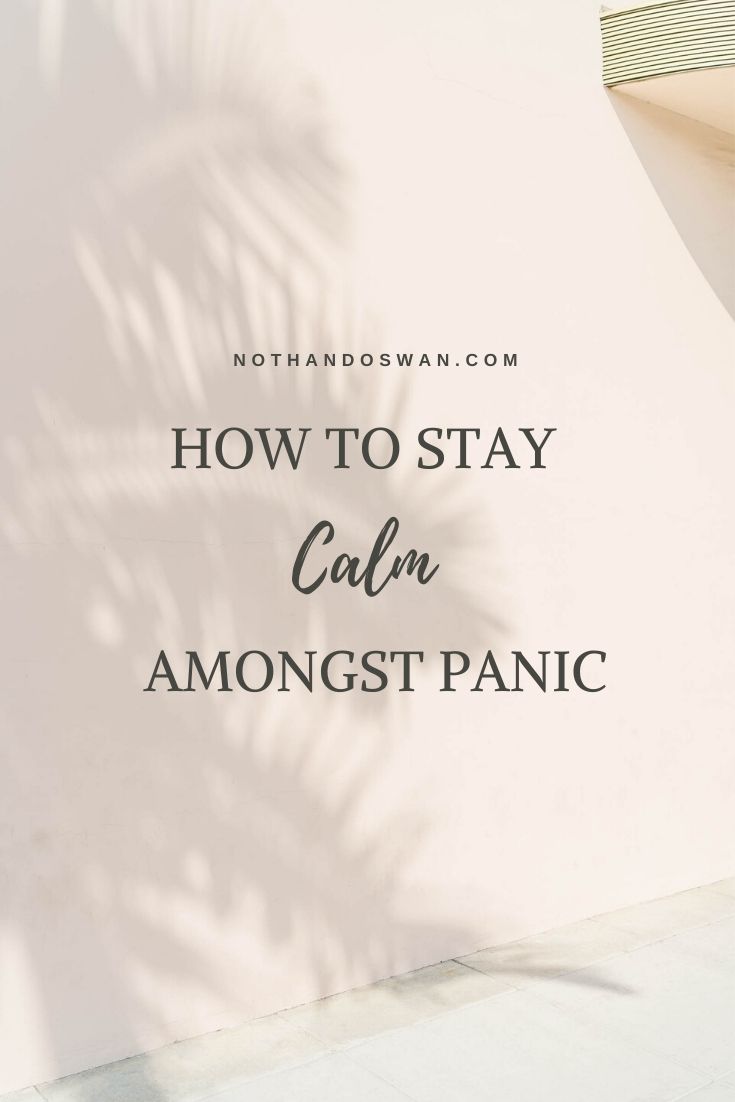 How to Stay Calm Amongst Panic: recognize the trigger and accept it Identify what your role is, root firmly into your support systems, refuse to take on other people’s drama, set boundaries to protect your peace, capitalize on the opportunity for growth | Self-care, social distancing, coronavirus, take care, stay calm, affirmations