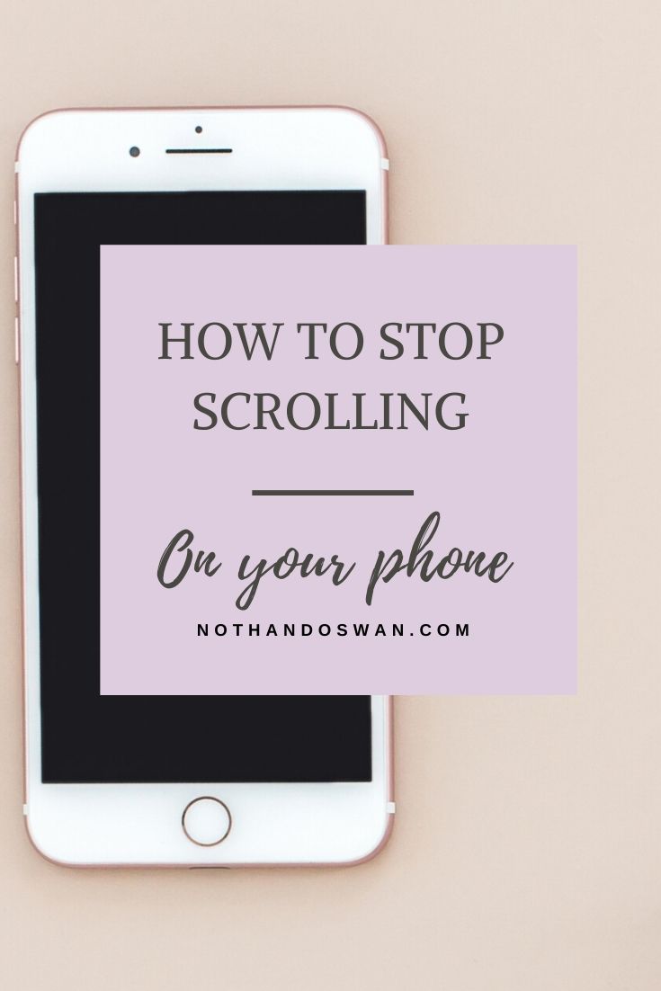 If your screen time is sky high, you're not alone! This post walks you through why that might be and how to stop scrolling. | Scrolling through phone, stop scrolling in the morning, stop scrolling